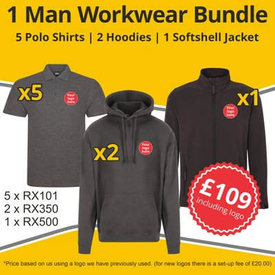  1 Man Hoodie Workwear Bundle