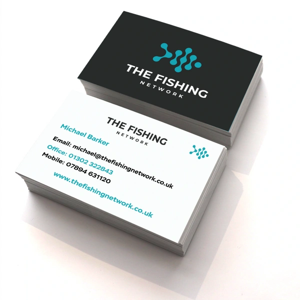 Quality, standard sized 85mm x 55mm, business cards supplied to a local Doncaster business.