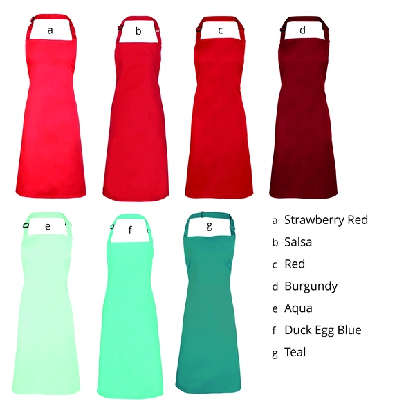  Aprons Reds & Blue - Green