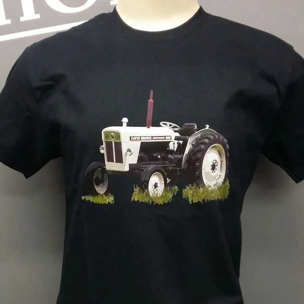  Black T-Shirt Direct-To-Garment (DTG) Print. David Brown 990